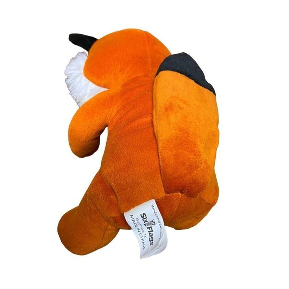 Six Flags Orange Exclusive Blue Eye Fox Stuffed Animal One Size - Picture 7 of 9